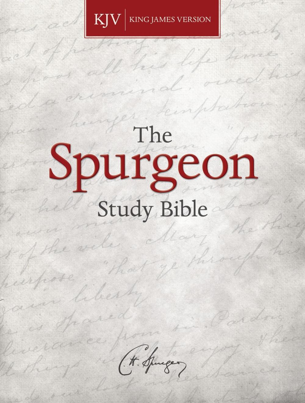 Big bigCover of KJV Spurgeon Study Bible