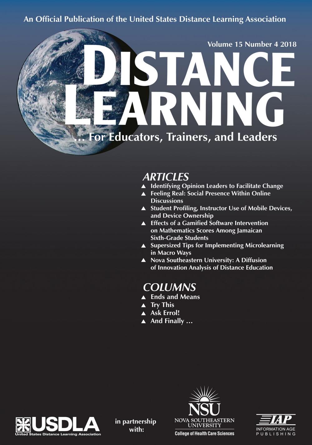 Big bigCover of Distance Learning