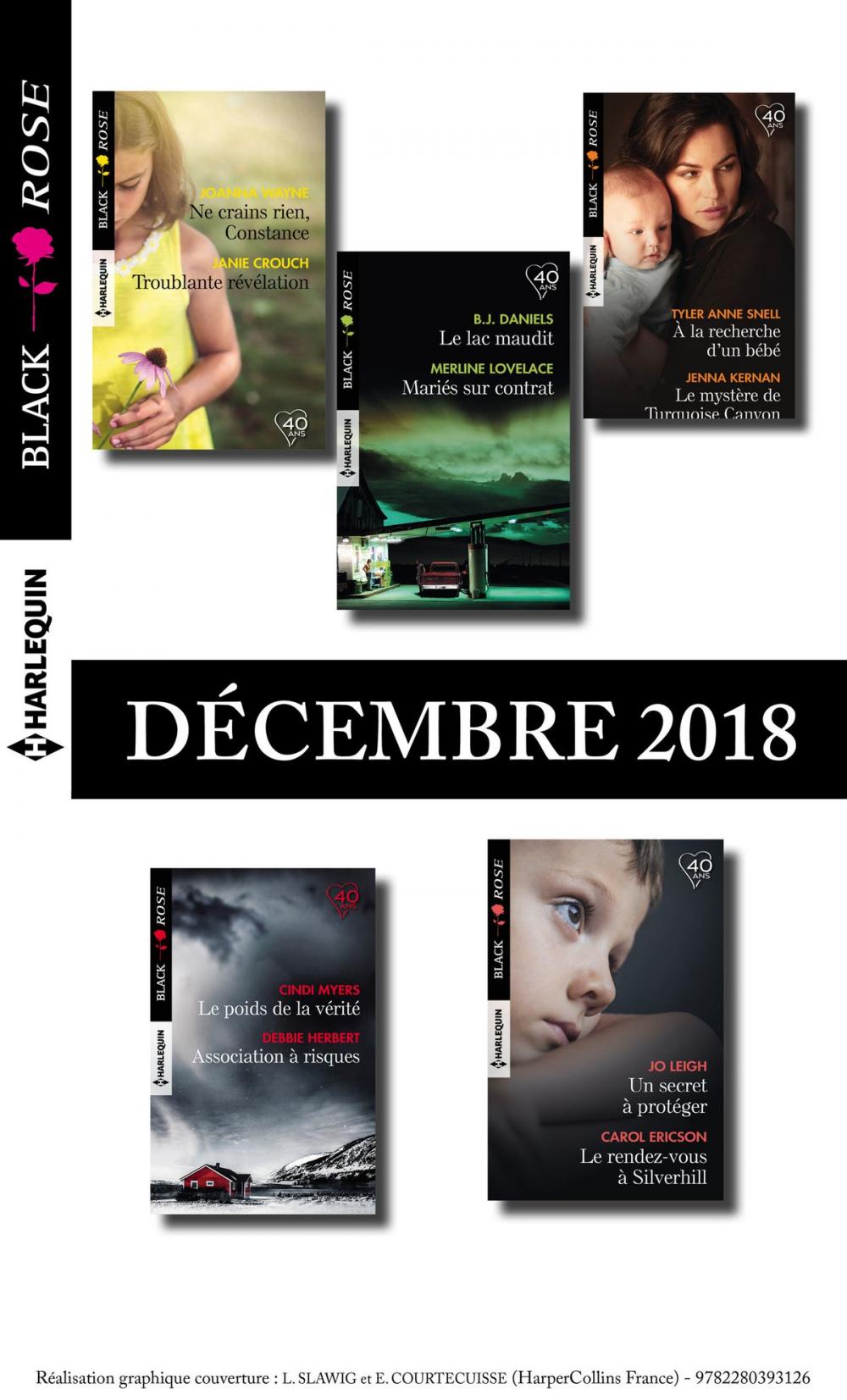 Big bigCover of 10 romans Black Rose (n°509 à 513 - Décembre 2018)