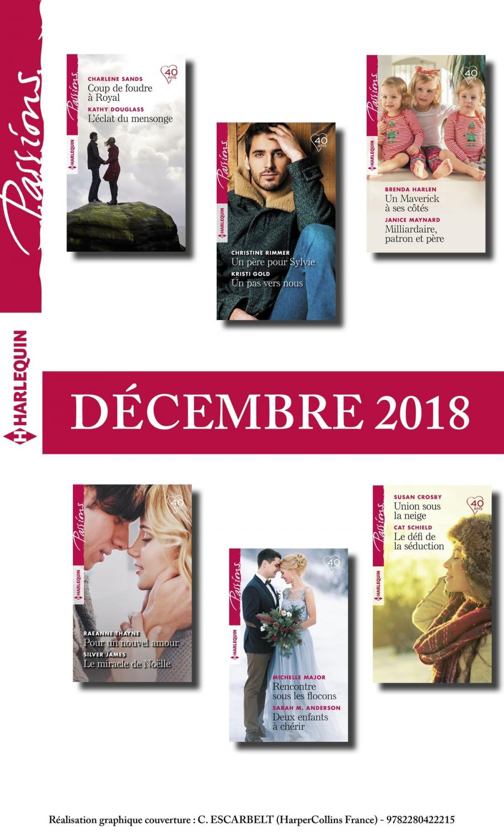 Big bigCover of 12 romans Passions (n°761 à 766 - Décembre 2018)