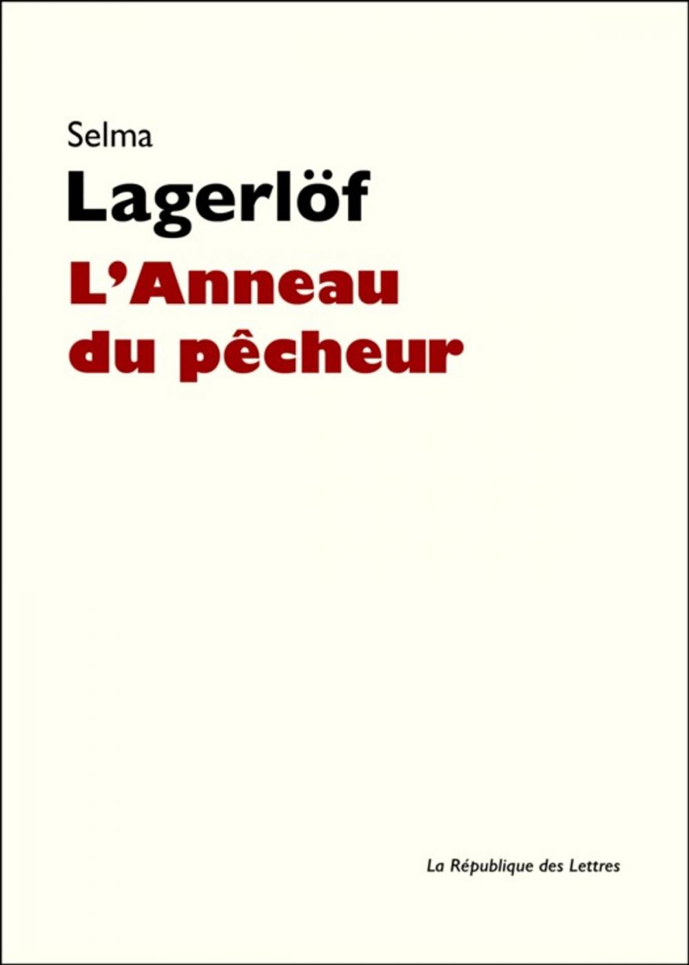 Big bigCover of L'Anneau du pêcheur