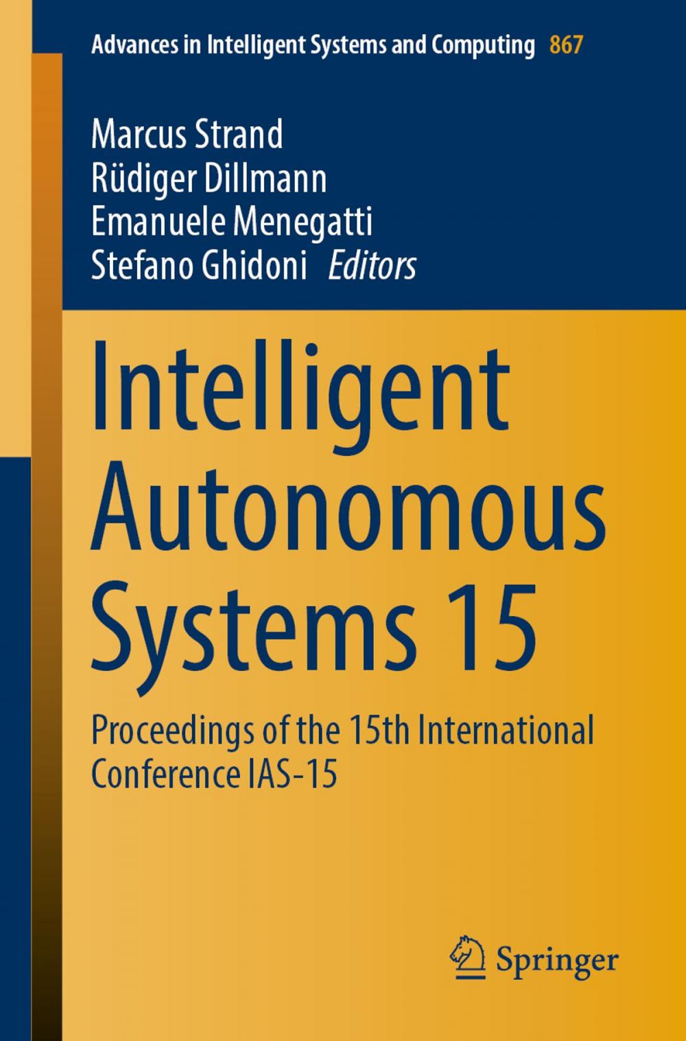 Big bigCover of Intelligent Autonomous Systems 15