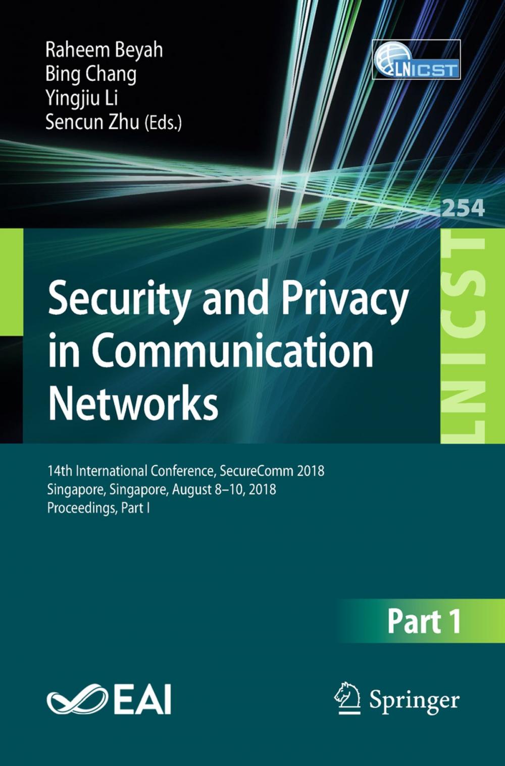 Big bigCover of Security and Privacy in Communication Networks