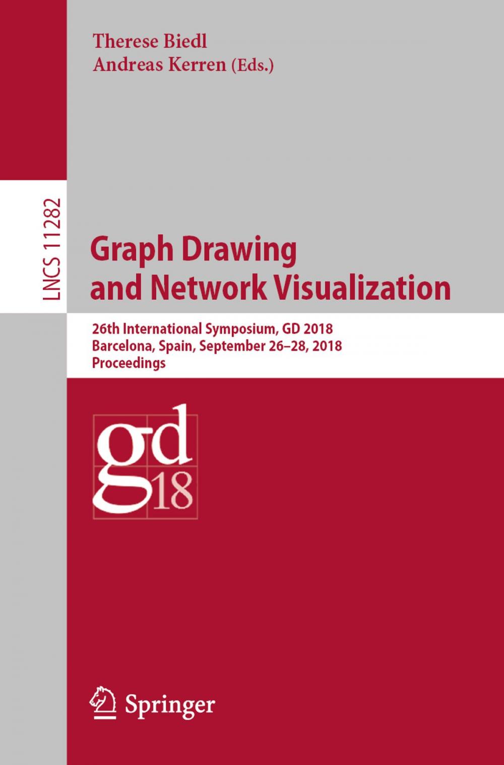 Big bigCover of Graph Drawing and Network Visualization