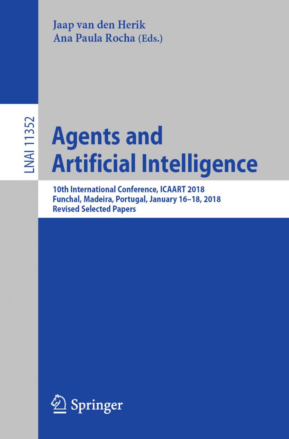 Big bigCover of Agents and Artificial Intelligence