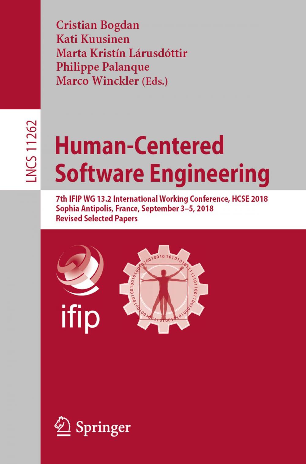 Big bigCover of Human-Centered Software Engineering