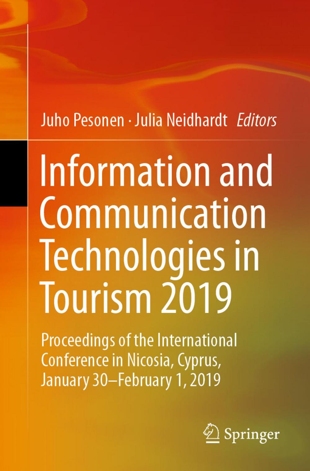 Big bigCover of Information and Communication Technologies in Tourism 2019