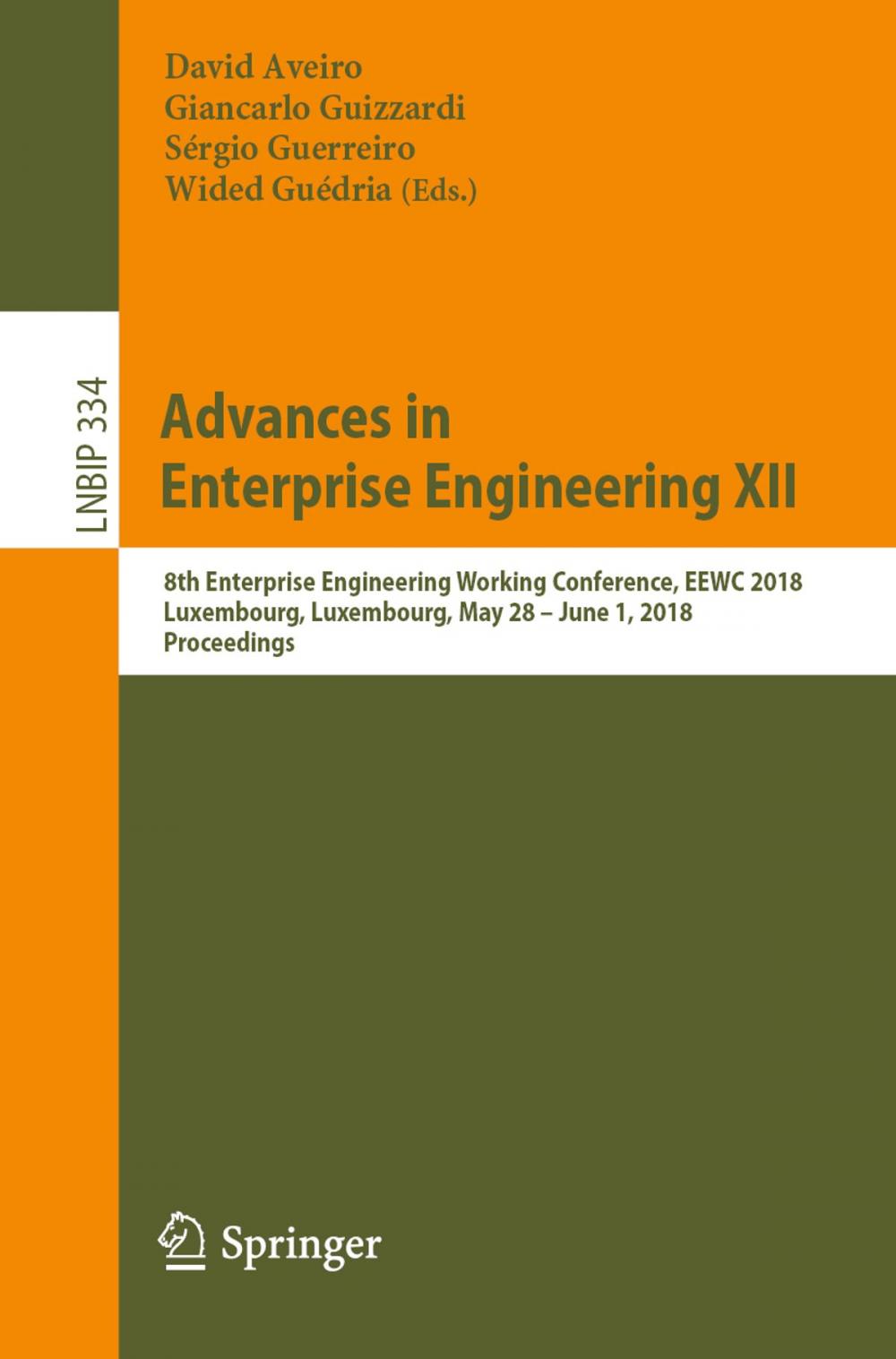 Big bigCover of Advances in Enterprise Engineering XII