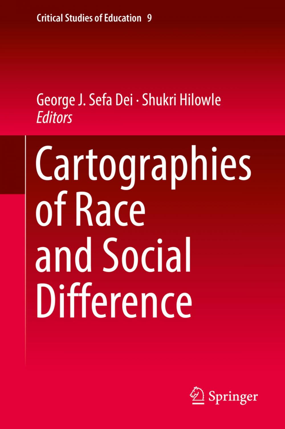 Big bigCover of Cartographies of Race and Social Difference