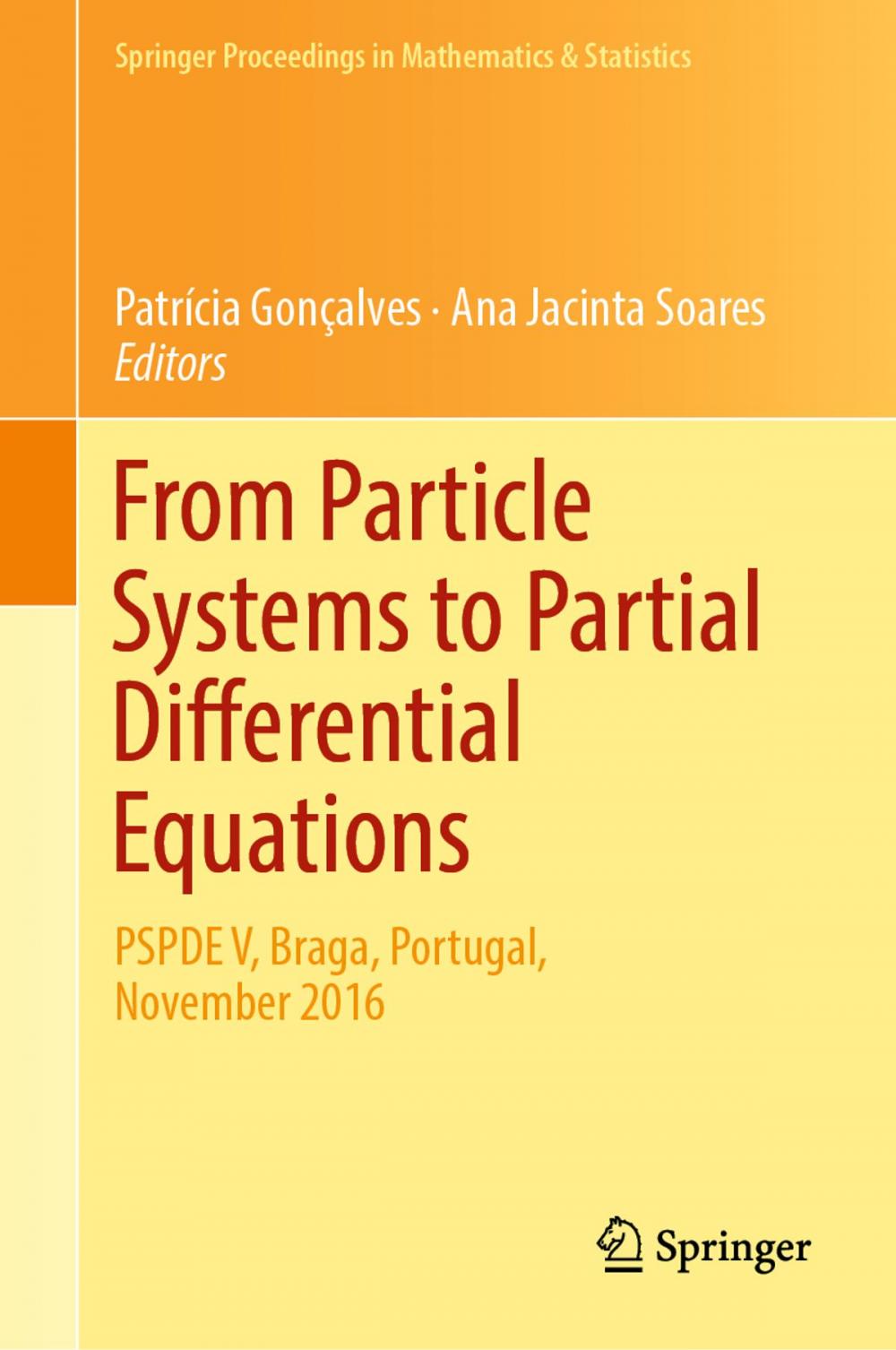 Big bigCover of From Particle Systems to Partial Differential Equations