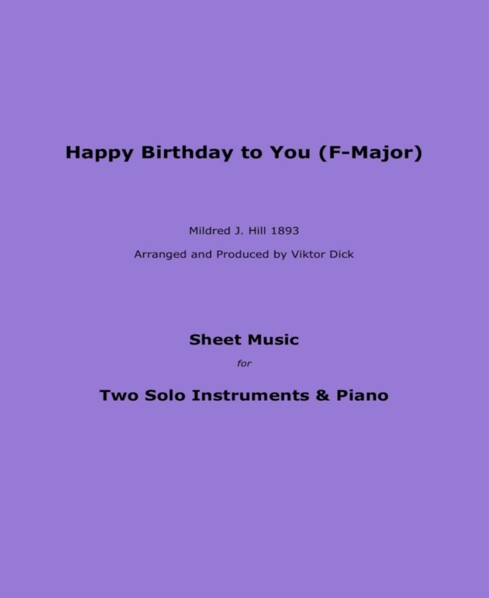 Big bigCover of Happy Birthday to You (F-Major)