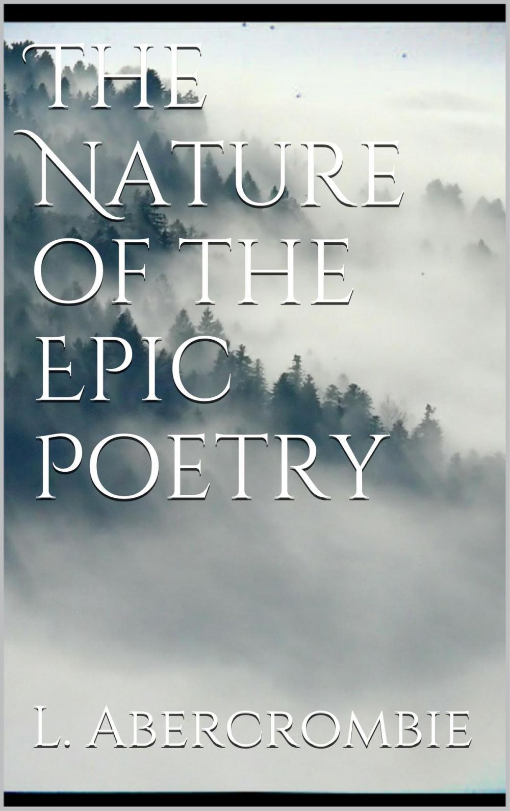 Big bigCover of The Nature of the Epic Poetry