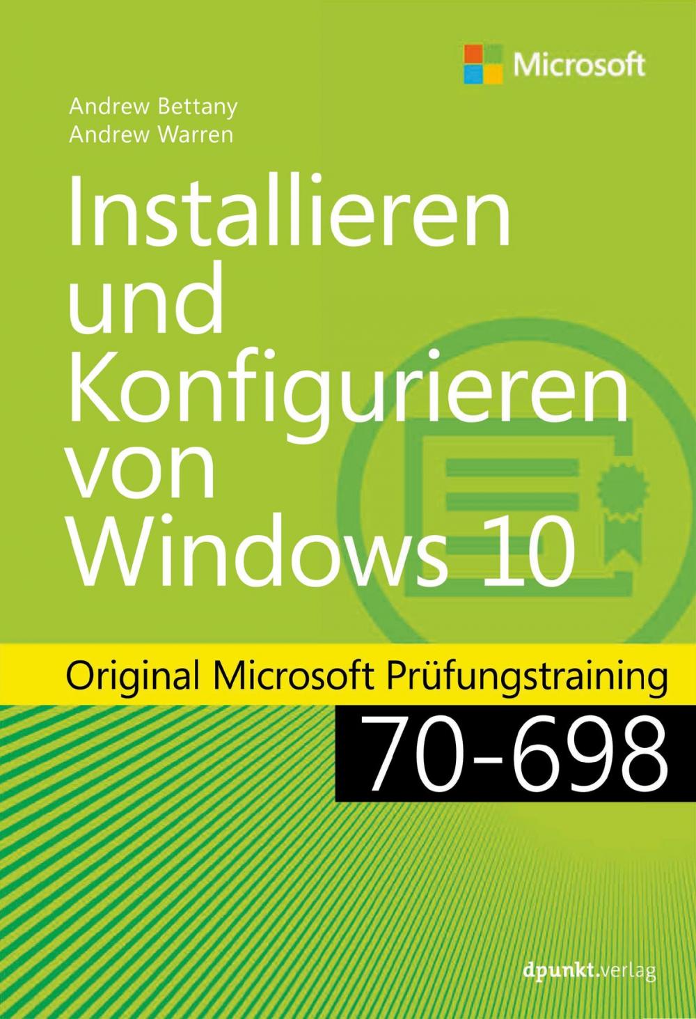 Big bigCover of Installieren und Konfigurieren von Windows 10