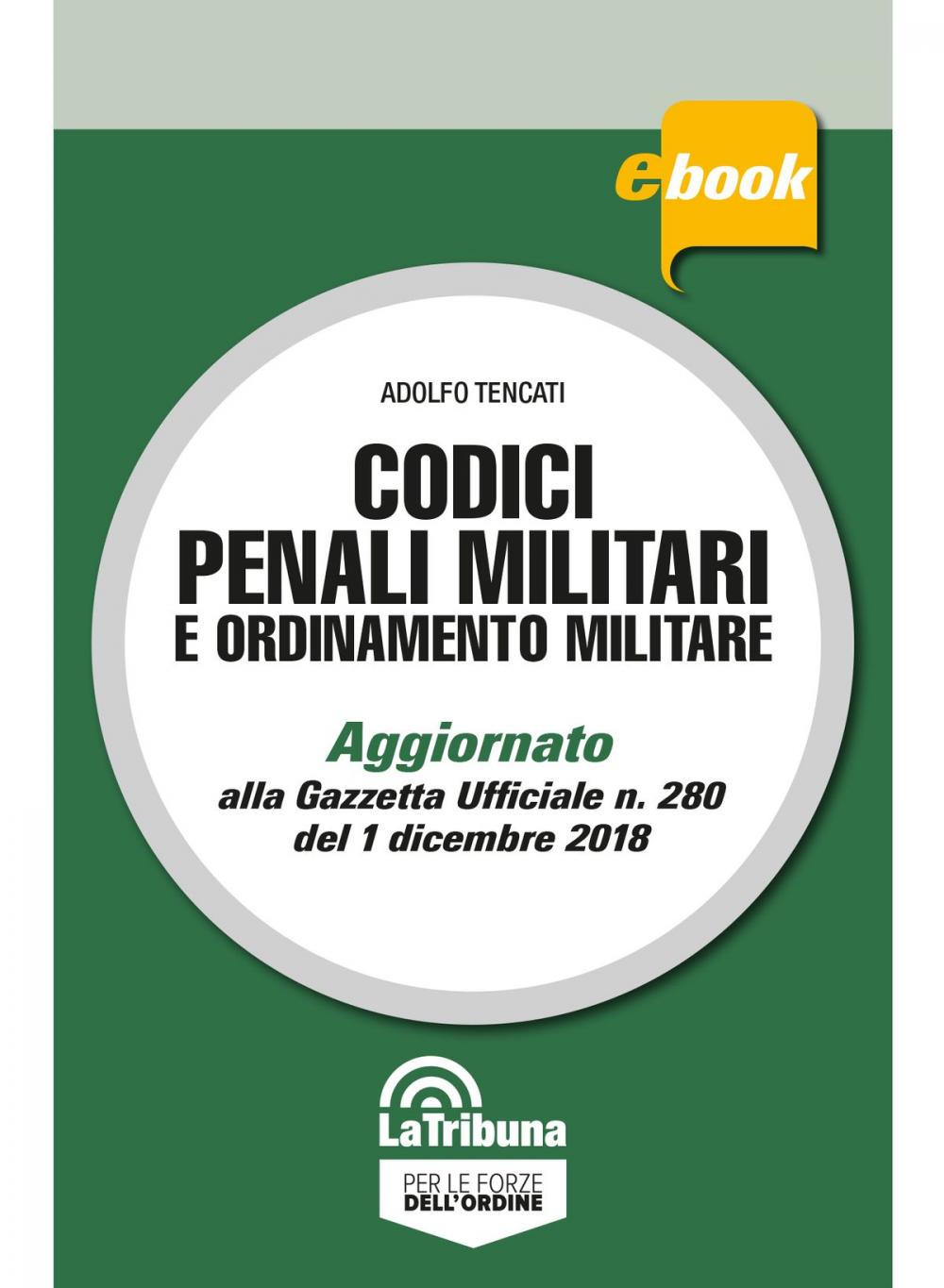 Big bigCover of Codici penali militari e ordinamento militare