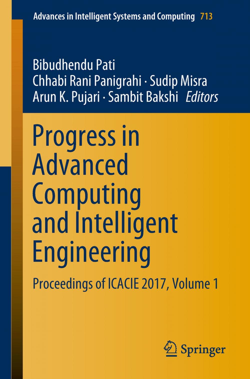 Big bigCover of Progress in Advanced Computing and Intelligent Engineering