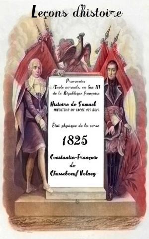 Cover of Leçons d’histoire