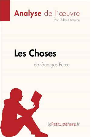Book cover of Les Choses de Georges Perec (Analyse de l'oeuvre)