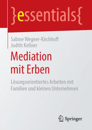 Cover of the book Mediation mit Erben by Christa Fischer-Korp