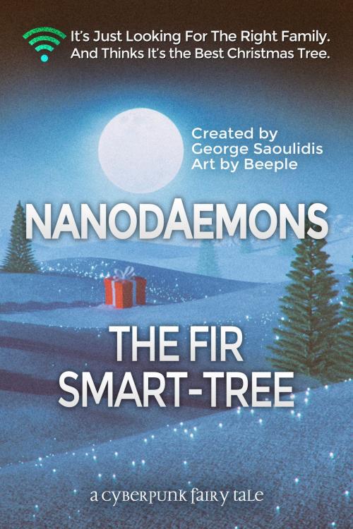 Cover of the book Nanodaemons by George Saoulidis, Mythography Studios