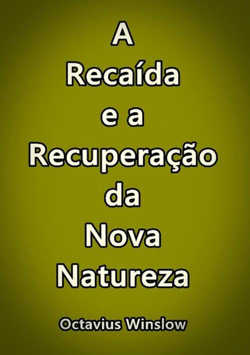 Cover of the book A Recaída E A Recuperação Da Nova Natureza by Silvio Dutra, Clube de Autores