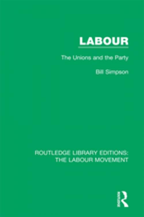 Cover of the book Labour by Bill Simpson, Taylor and Francis