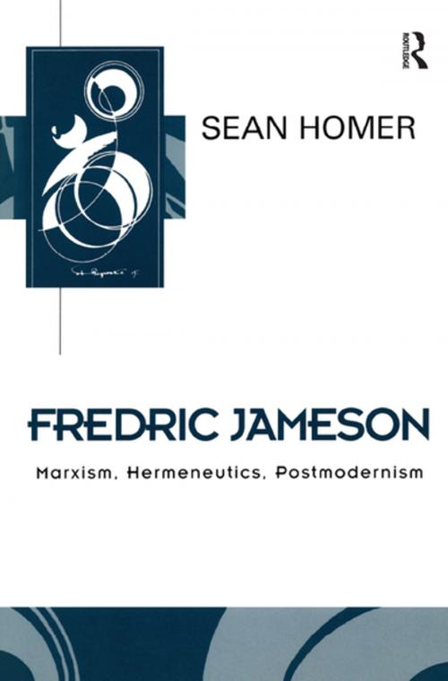 Cover of the book Fredric Jameson by Sean Homer, Taylor and Francis