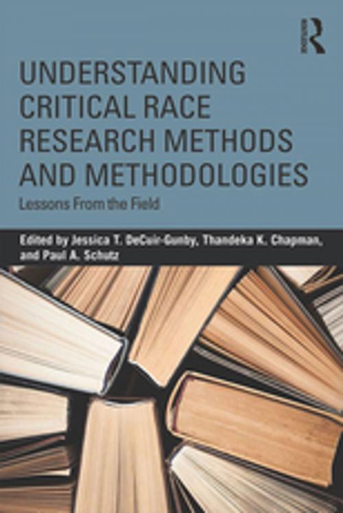 Cover of the book Understanding Critical Race Research Methods and Methodologies by , Taylor and Francis