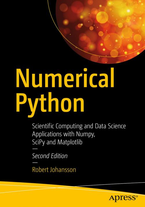 Cover of the book Numerical Python by Robert Johansson, Apress