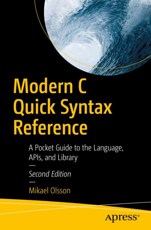 Cover of the book Modern C Quick Syntax Reference by Mikael Olsson, Apress