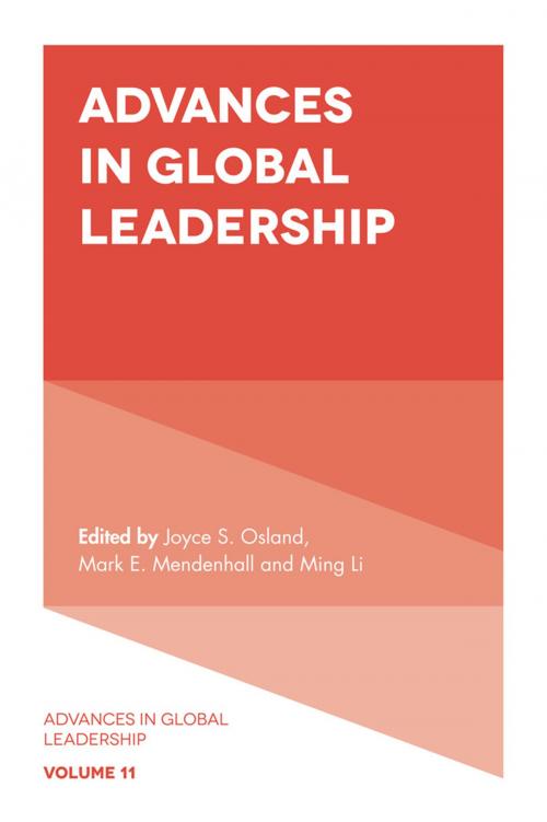 Cover of the book Advances in Global Leadership by , Emerald Publishing Limited