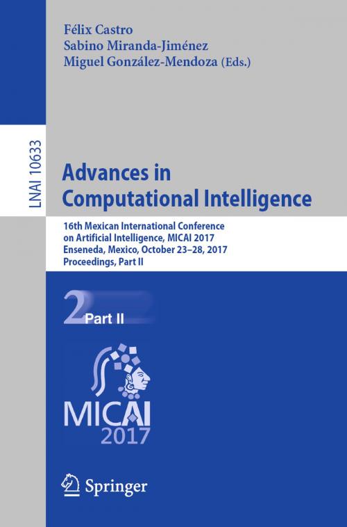 Cover of the book Advances in Computational Intelligence by , Springer International Publishing