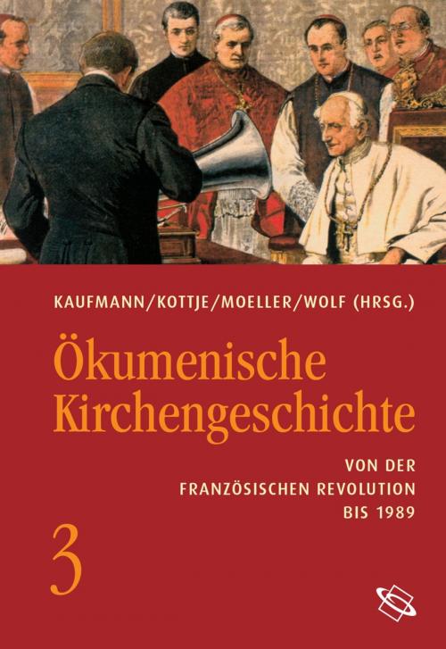 Cover of the book Ökumenische Kirchengeschichte by Wilfried Hartmann, Christoph Markschies, Volker Leppin, Martin Ebner, Ludger Körntgen, Heribert Smolinsky, Hans Schneider, Alfred Schindler, Johannes Th. Helmrath, Jochen-Christoph Kaiser, Martin Ohst, Andreas Holzem, Viorel Ionita, Thomas Bremer, Daniel Benga, Josef Pilvousek, Hacik Rafi Gazer, wbg Academic