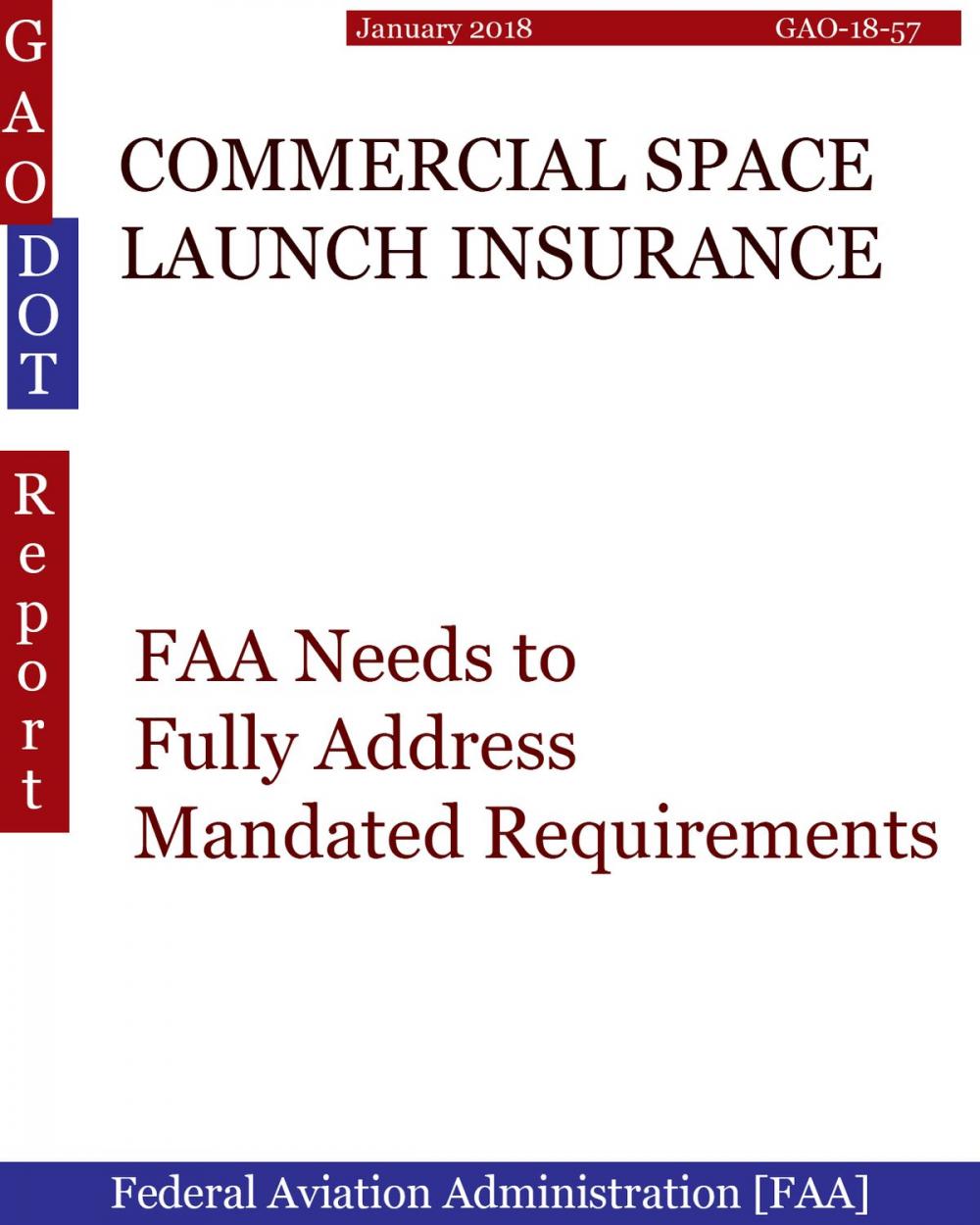 Big bigCover of COMMERCIAL SPACE LAUNCH INSURANCE