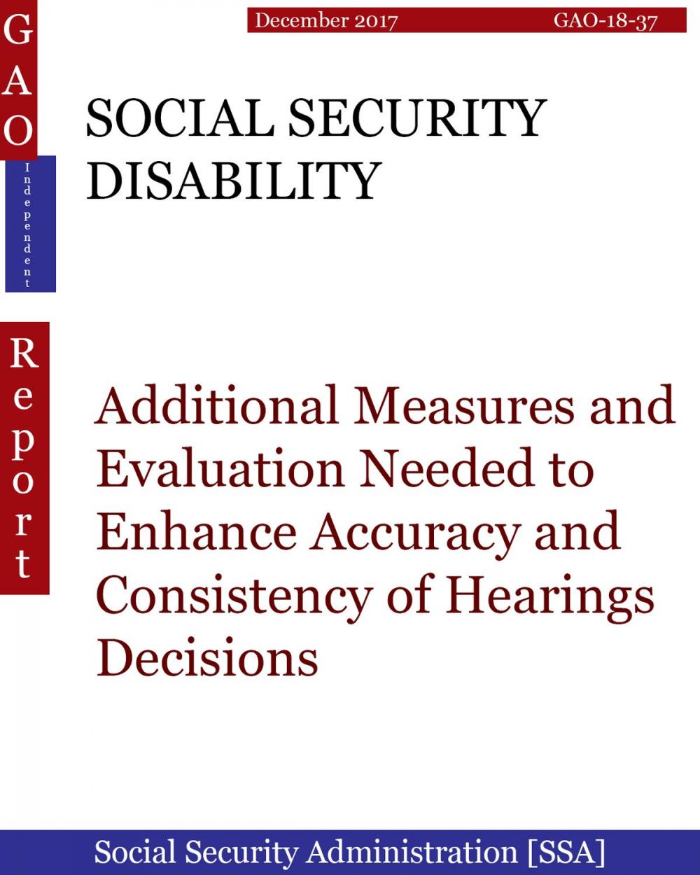 Big bigCover of SOCIAL SECURITY DISABILITY