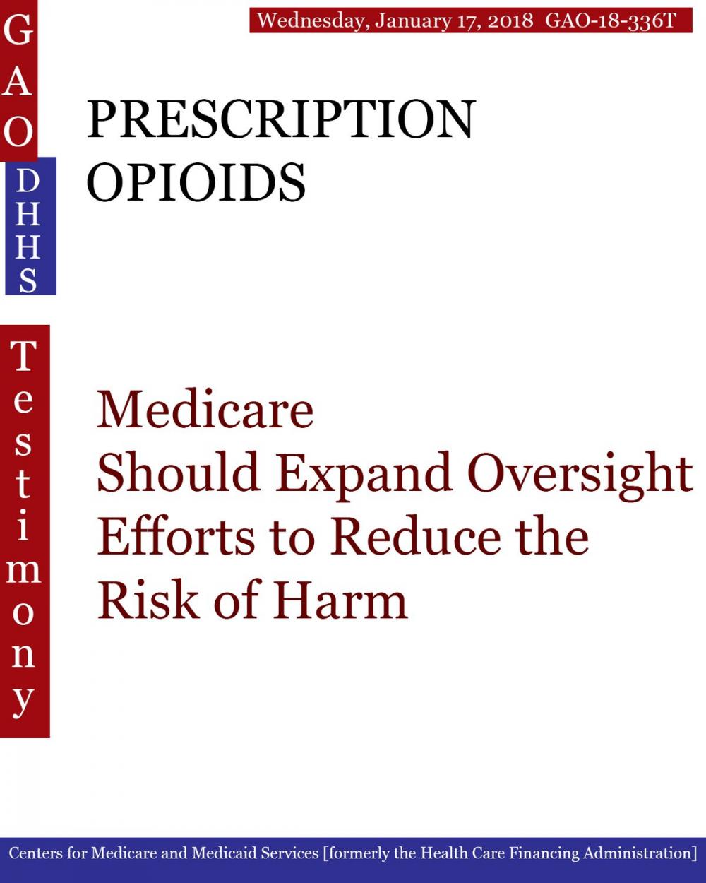 Big bigCover of PRESCRIPTION OPIOIDS