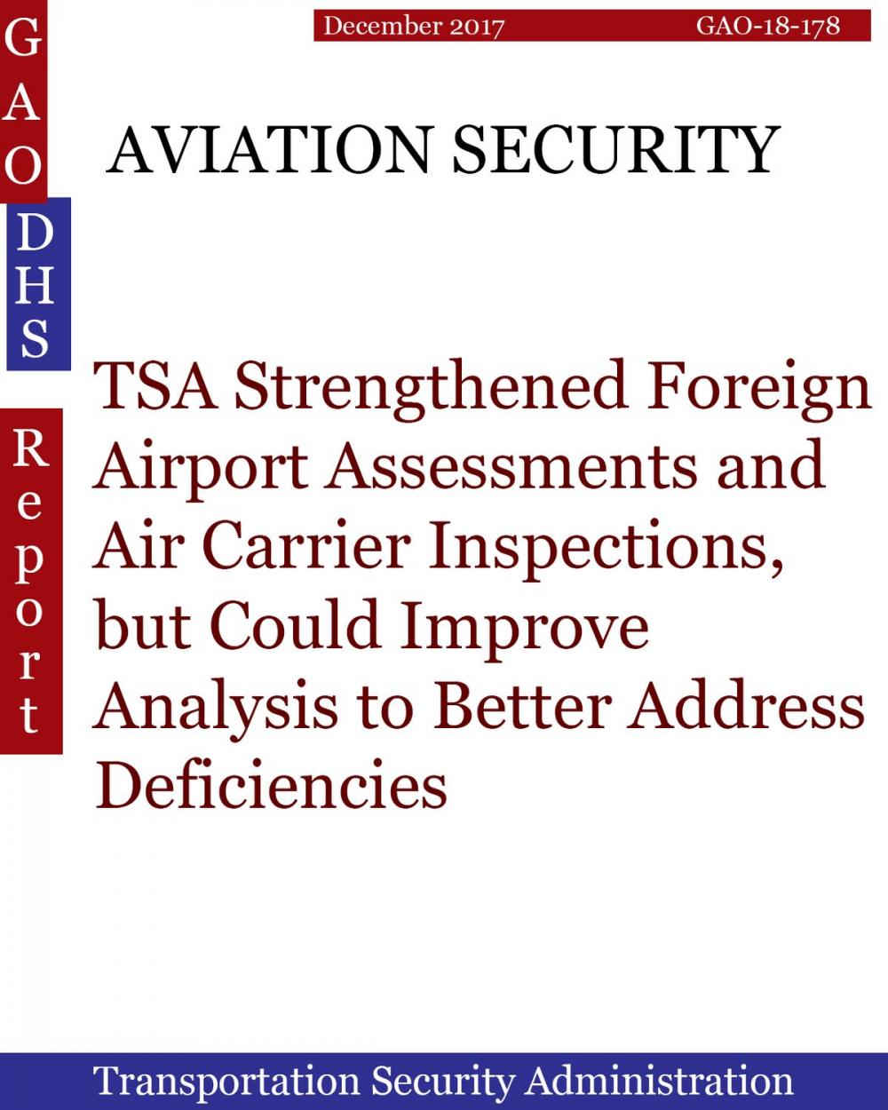 Big bigCover of AVIATION SECURITY