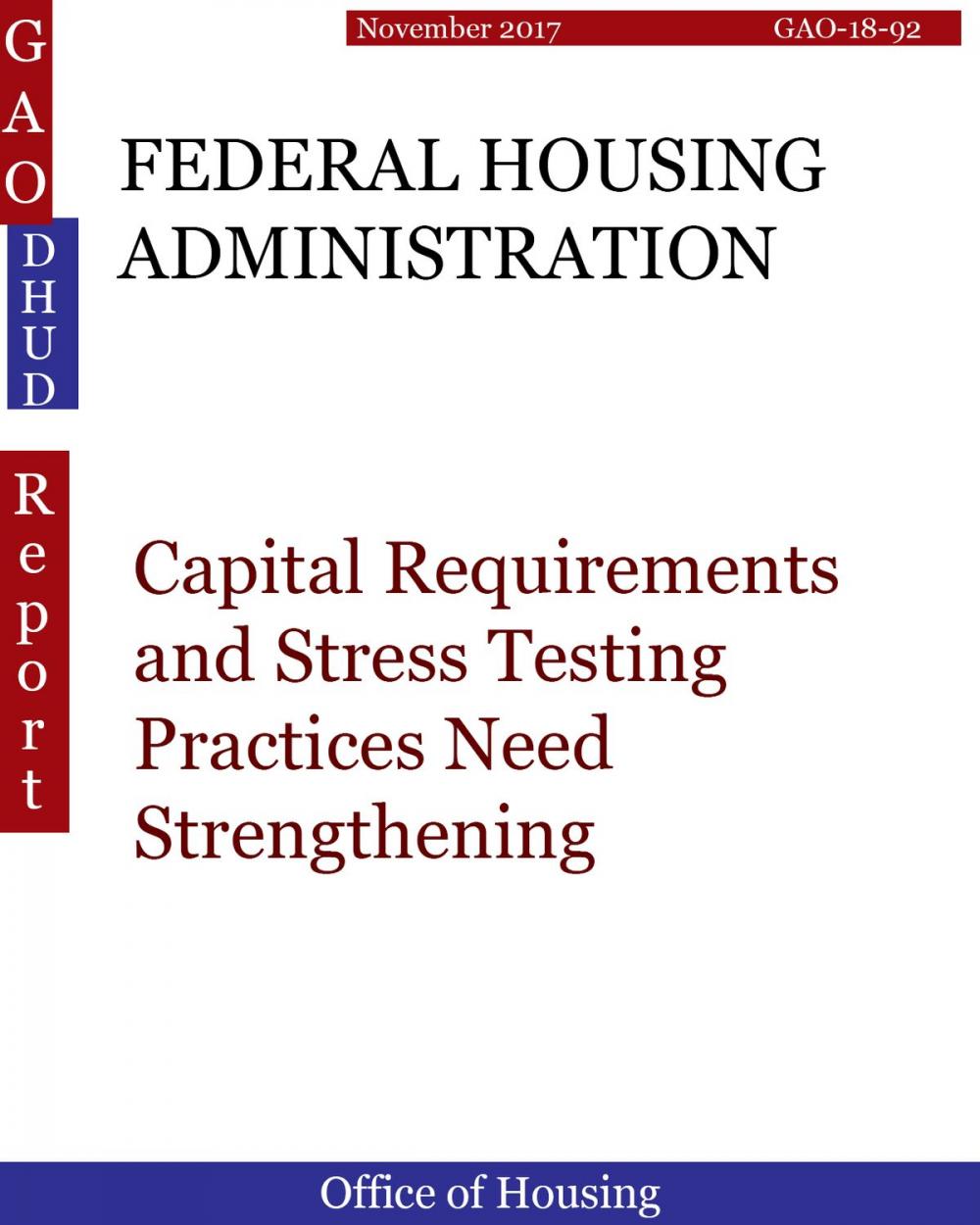 Big bigCover of FEDERAL HOUSING ADMINISTRATION