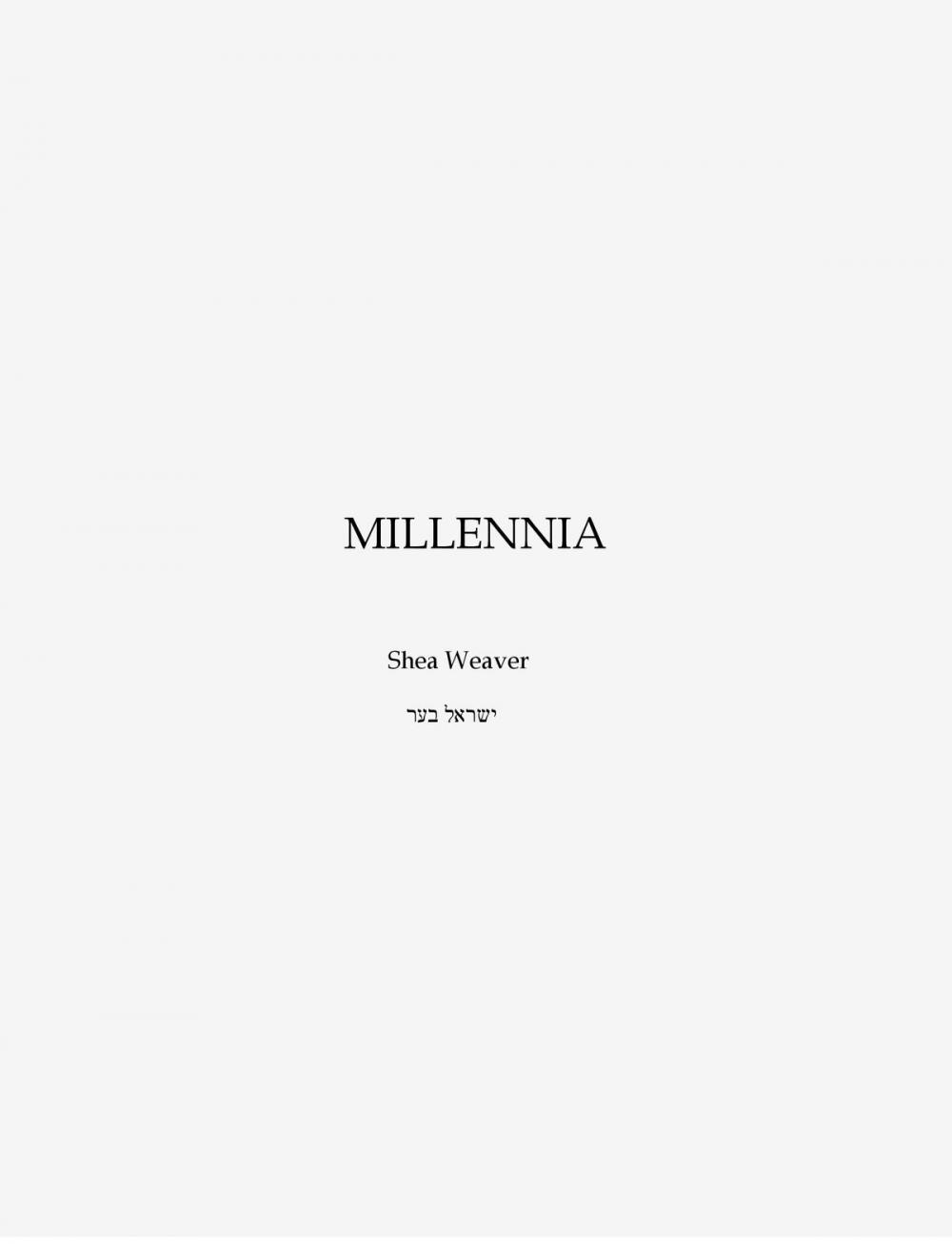 Big bigCover of MILLENNIA