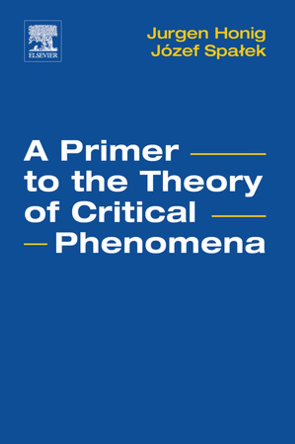 Big bigCover of A Primer to the Theory of Critical Phenomena