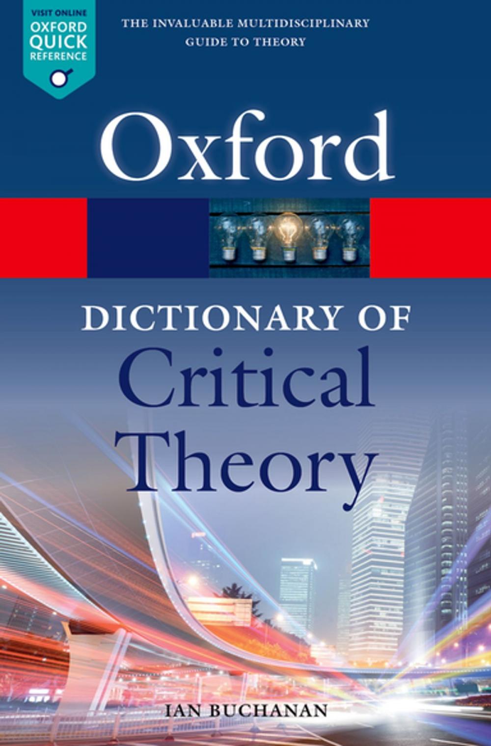 Big bigCover of A Dictionary of Critical Theory