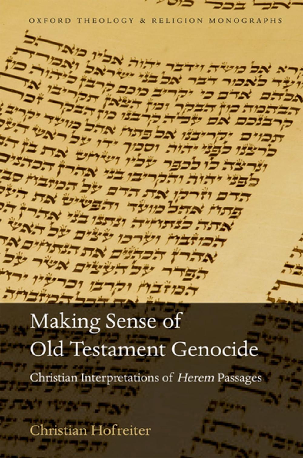 Big bigCover of Making Sense of Old Testament Genocide