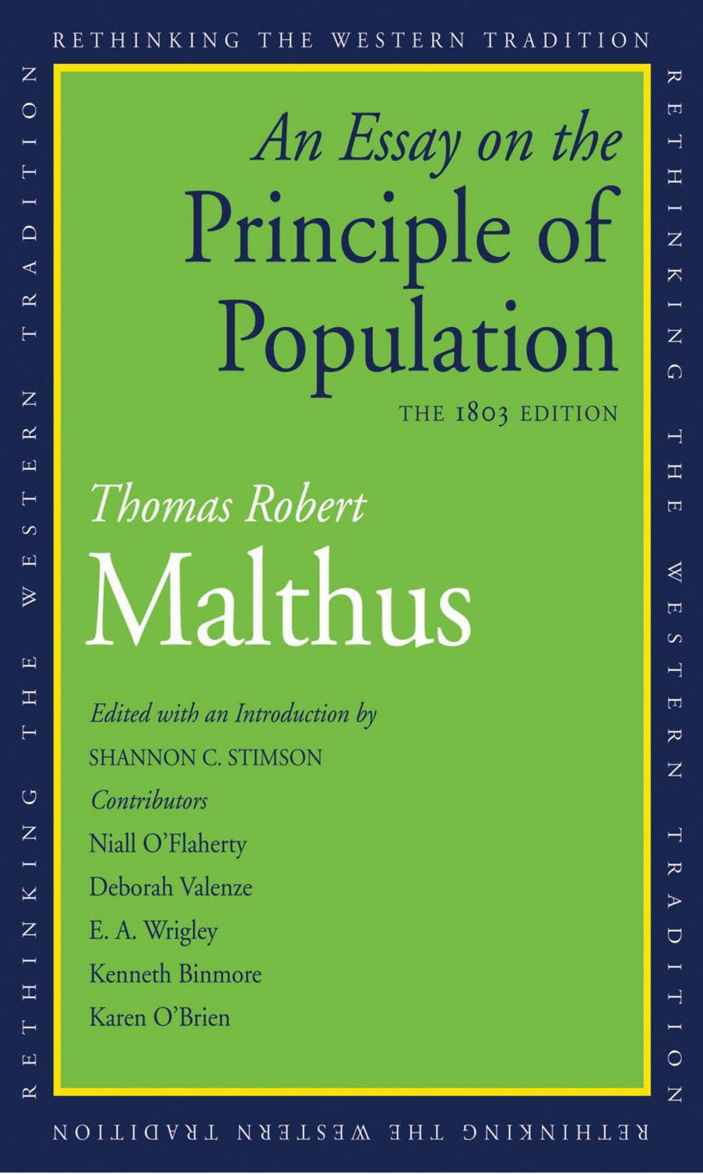 Big bigCover of An Essay on the Principle of Population