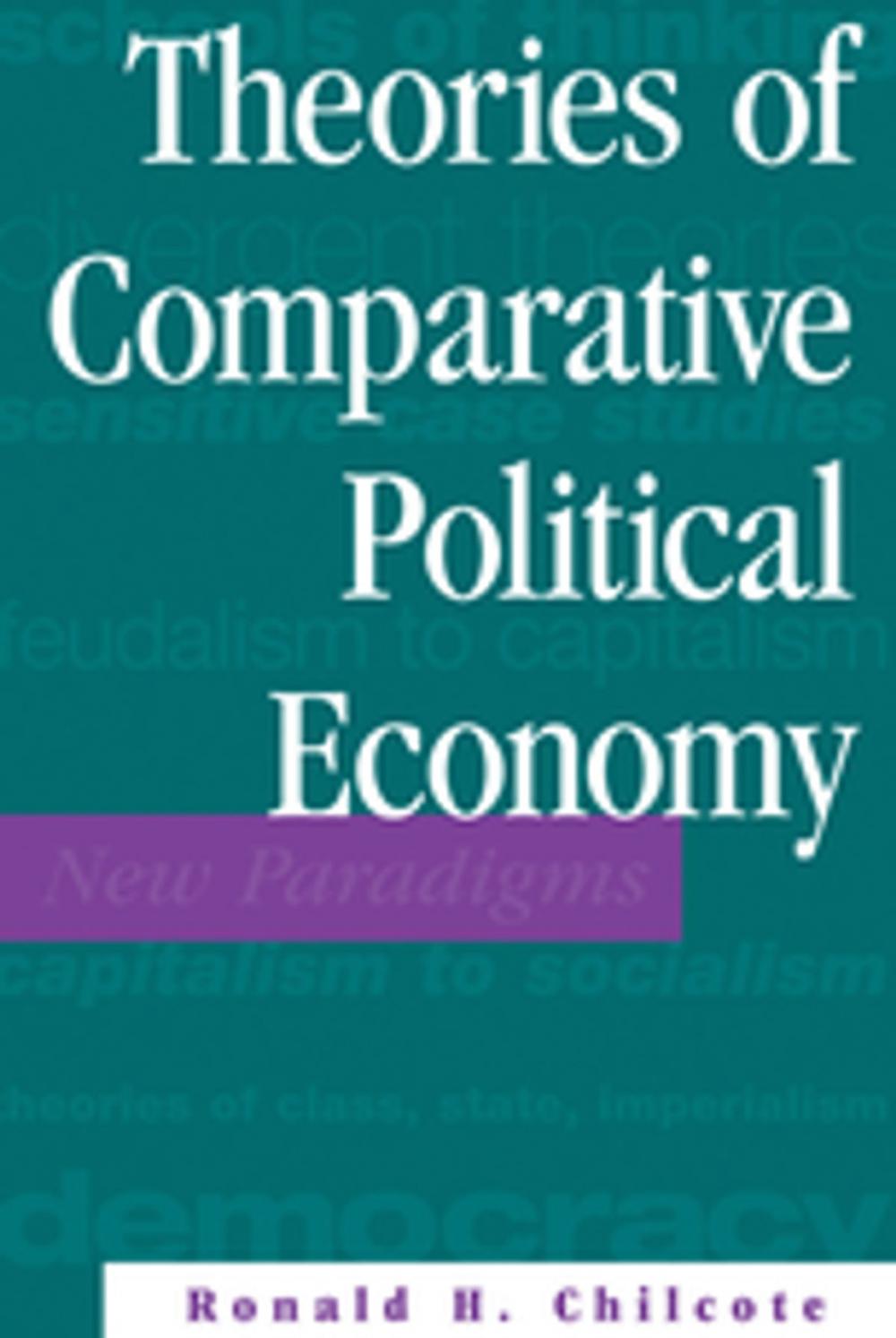 Big bigCover of Theories Of Comparative Political Economy