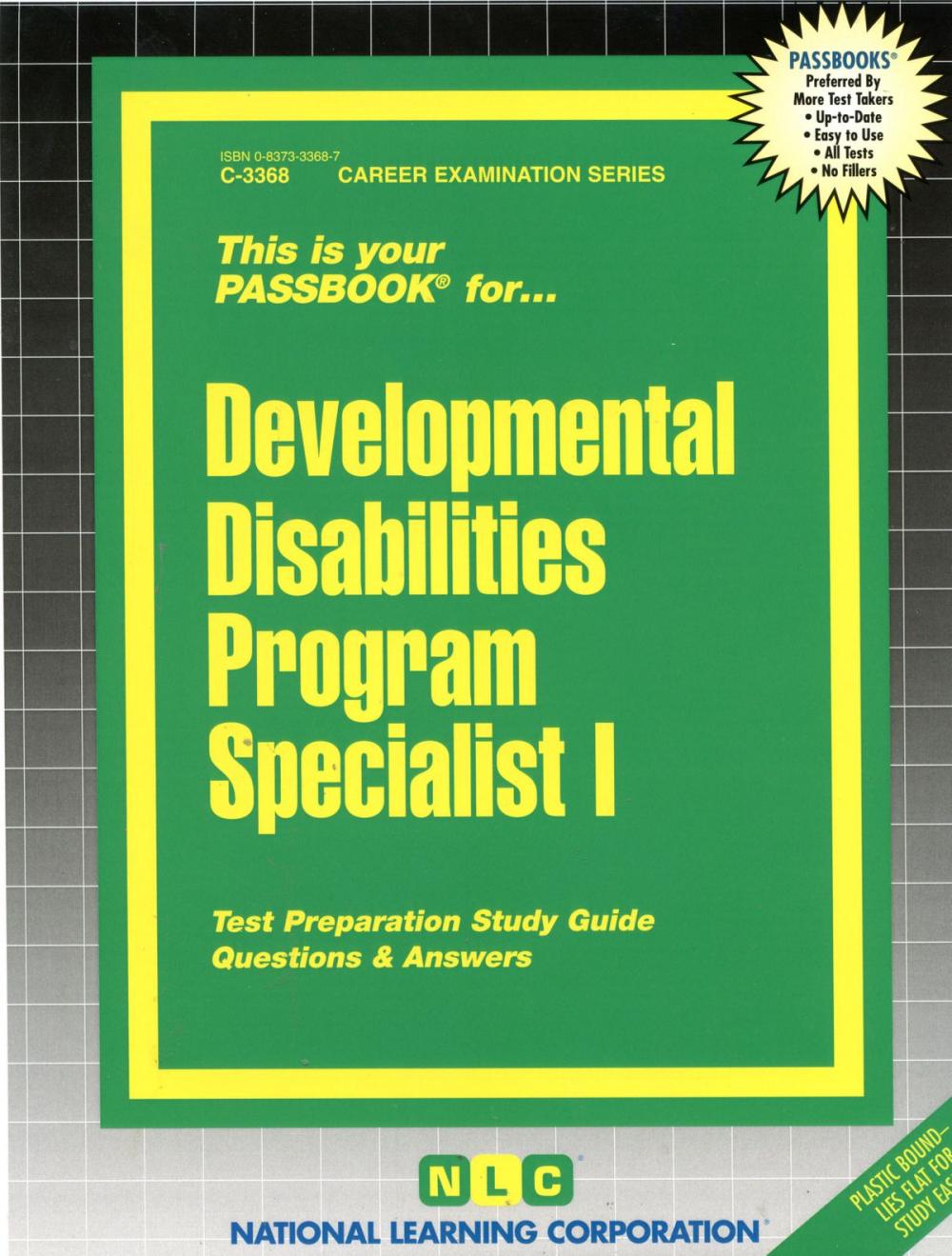 Big bigCover of Developmental Disabilities Program Specialist I