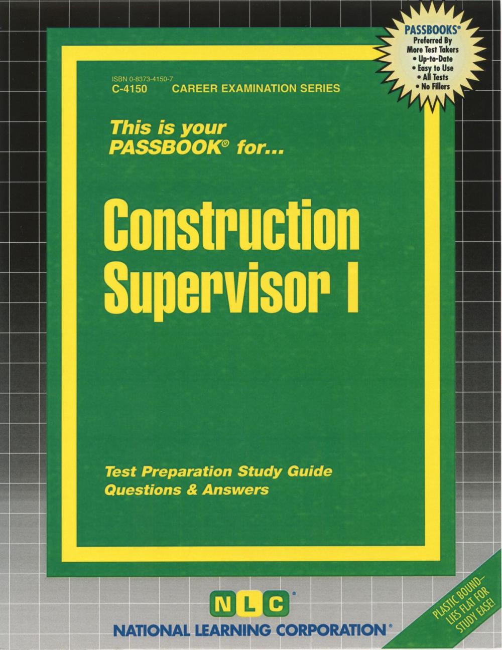 Big bigCover of Construction Supervisor I