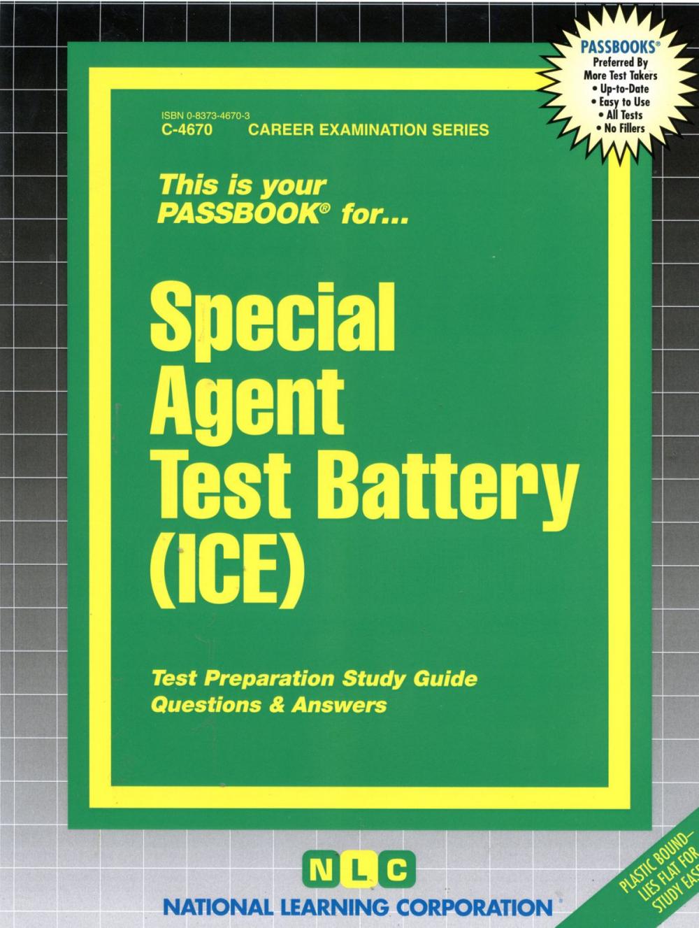 Big bigCover of Special Agent Test Battery (ICE)