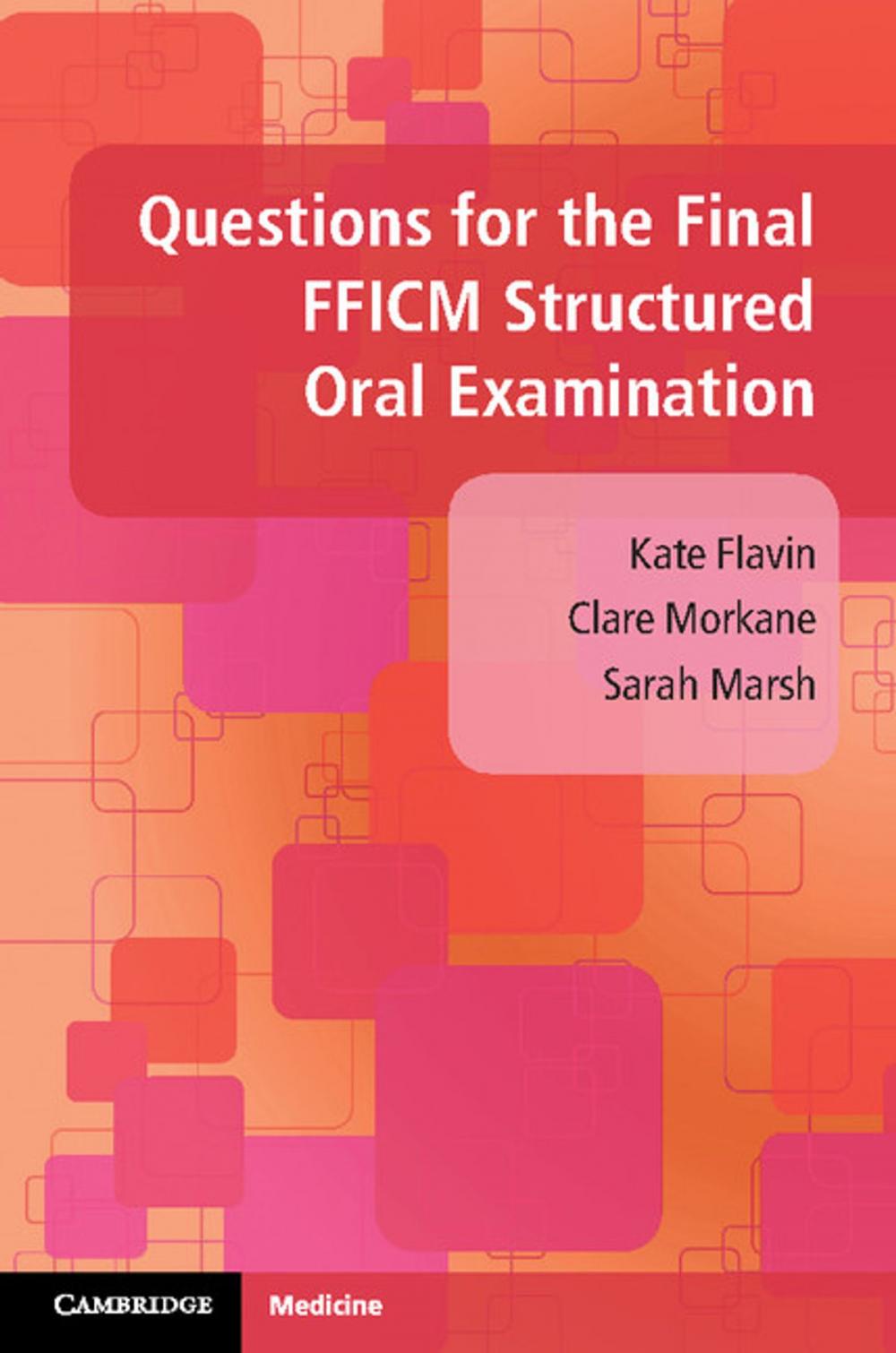 Big bigCover of Questions for the Final FFICM Structured Oral Examination