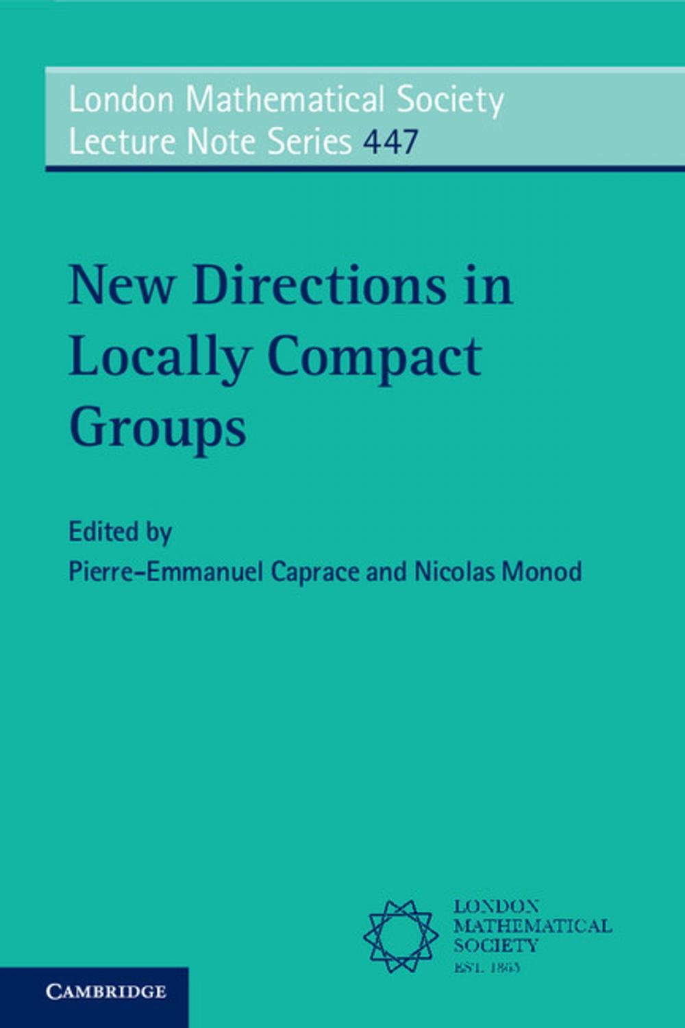 Big bigCover of New Directions in Locally Compact Groups