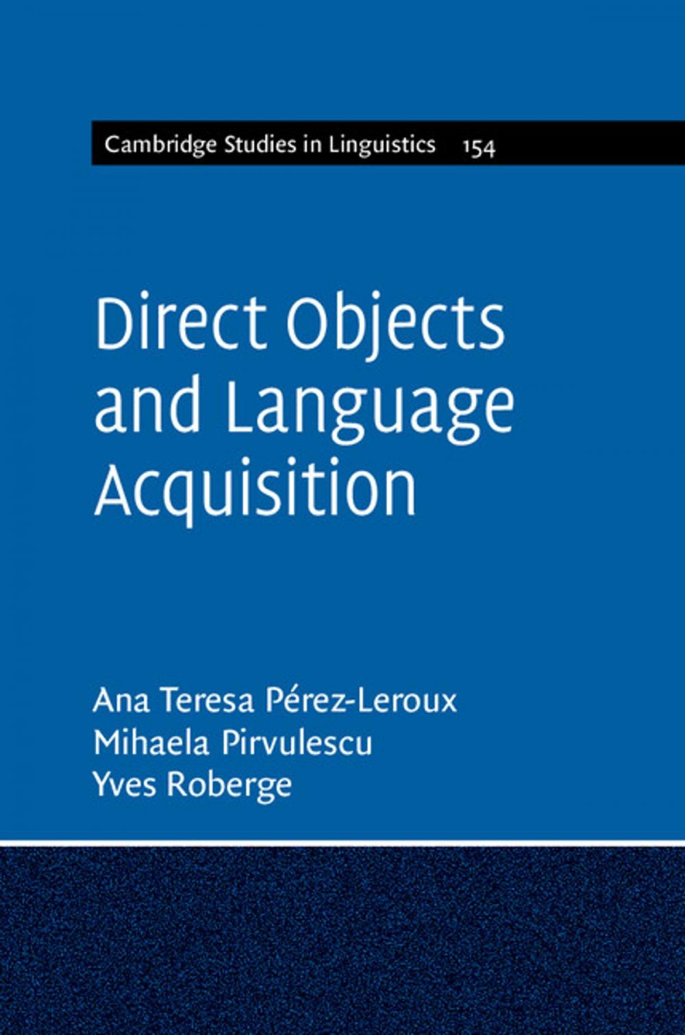 Big bigCover of Direct Objects and Language Acquisition