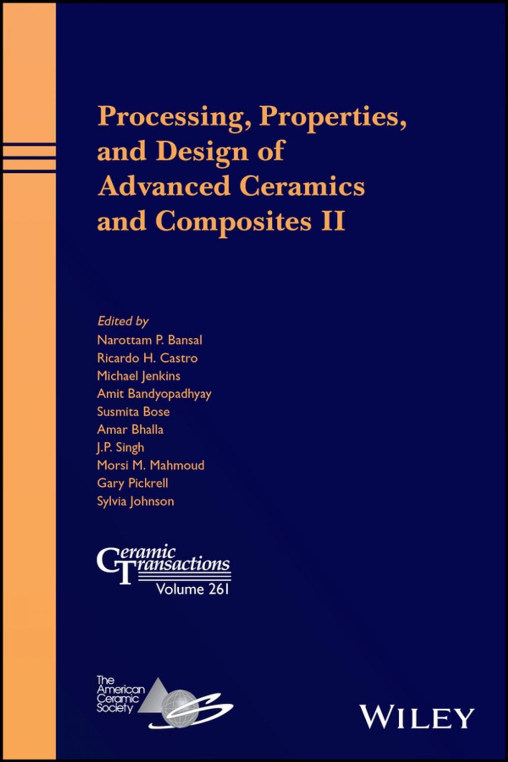 Big bigCover of Processing, Properties, and Design of Advanced Ceramics and Composites II